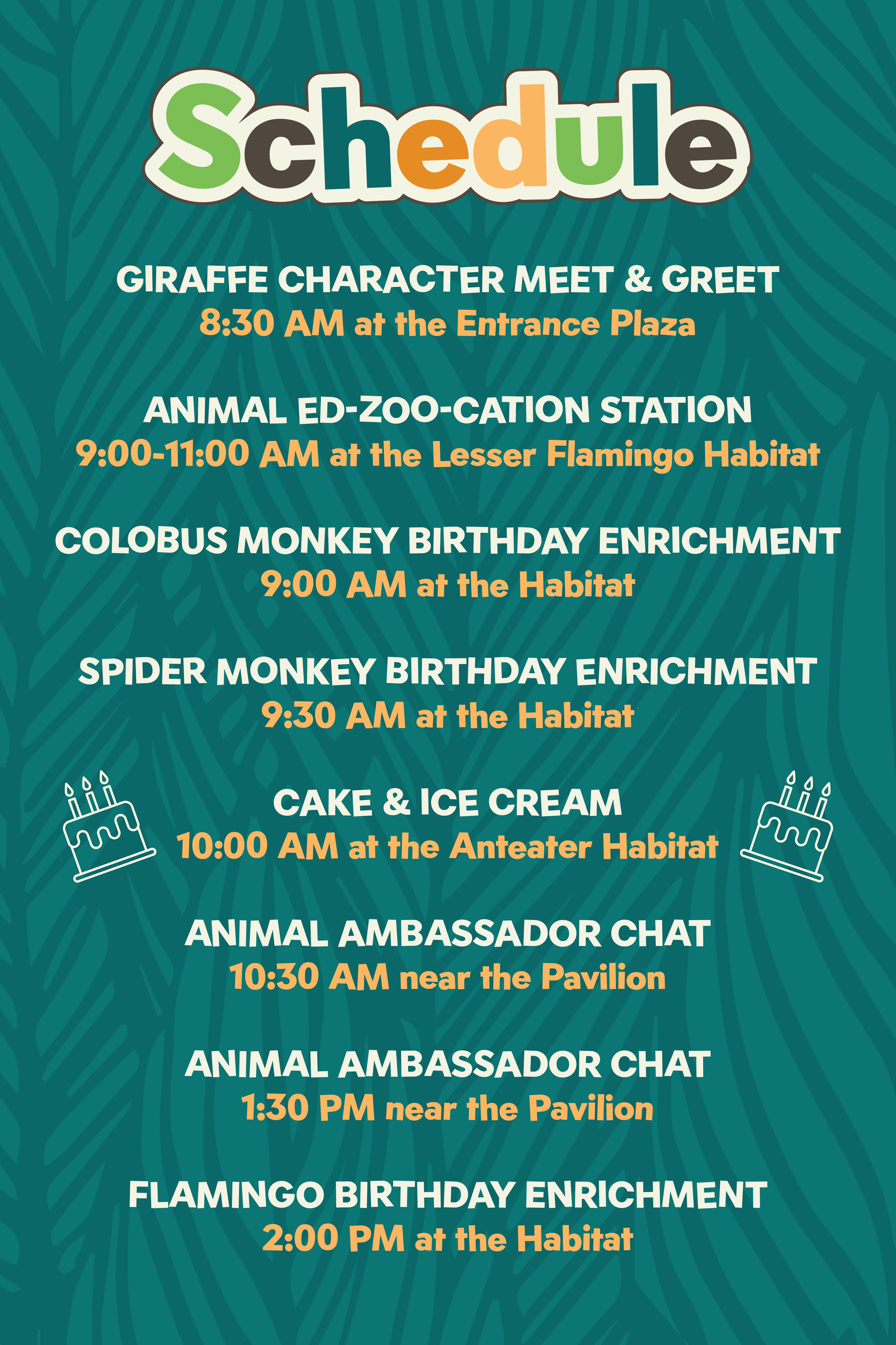 ZippityZooDay Schedule 02